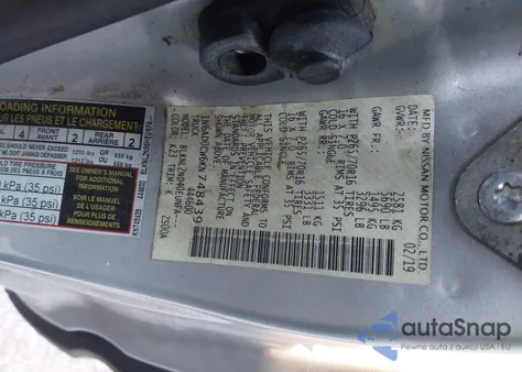 2019 Nissan Frontier Sv z USA, uszkodzony, nr VIN 1N6AD0CW6KN748439